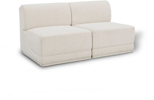 Ollie Boucle Fabric Sofa Cream - 118Cream-S60 - Vega Furniture