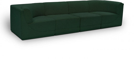 Ollie Boucle Fabric Sofa Green - 118Green-S128 - Vega Furniture