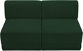 Ollie Boucle Fabric Sofa Green - 118Green-S60 - Vega Furniture