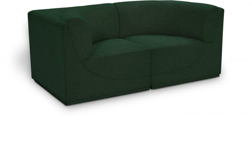 Ollie Boucle Fabric Sofa Green - 118Green-S68 - Vega Furniture