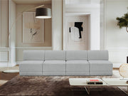 Ollie Boucle Fabric Sofa Grey - 118Grey-S120 - Vega Furniture