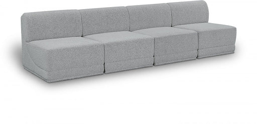 Ollie Boucle Fabric Sofa Grey - 118Grey-S120 - Vega Furniture