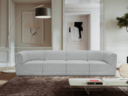 Ollie Boucle Fabric Sofa Grey - 118Grey-S128 - Vega Furniture