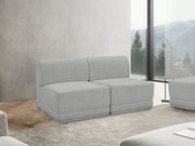 Ollie Boucle Fabric Sofa Grey - 118Grey-S60 - Vega Furniture