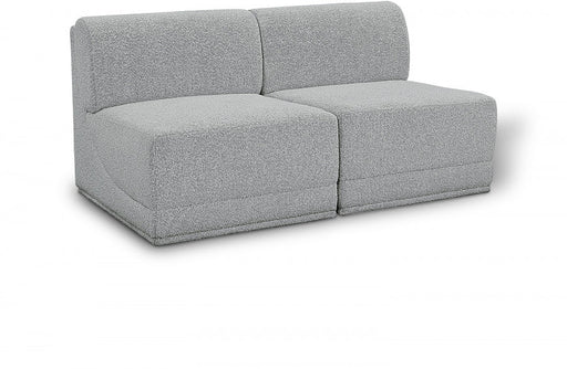 Ollie Boucle Fabric Sofa Grey - 118Grey-S60 - Vega Furniture