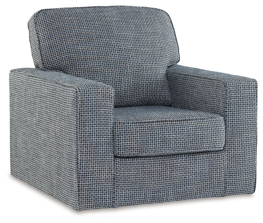 Olwenburg Denim Swivel Accent Chair - A3000652 - Vega Furniture