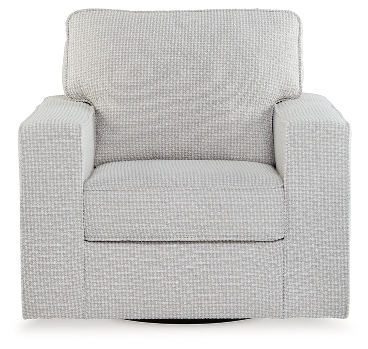 Olwenburg Taupe Swivel Accent Chair - A3000650 - Vega Furniture