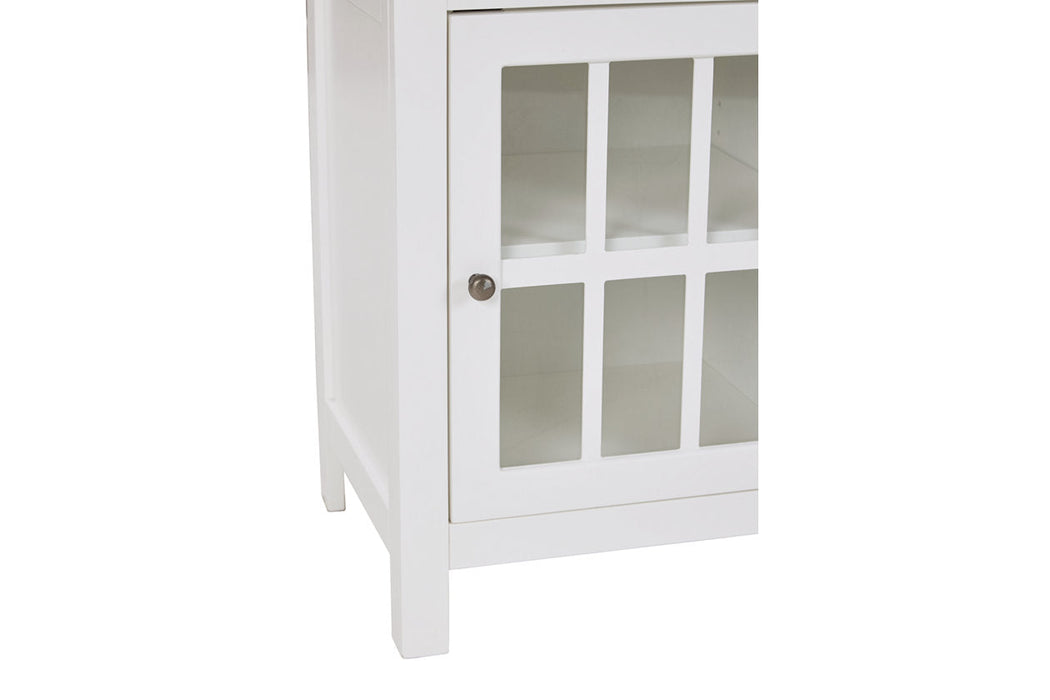 Opelton White Accent Cabinet - A4000377 - Vega Furniture