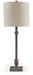 Oralieville Distressed Gray Accent Lamp - L208413 - Vega Furniture