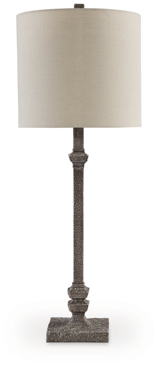 Oralieville Distressed Gray Accent Lamp - L208413 - Vega Furniture