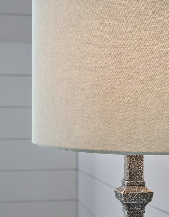 Oralieville Distressed Gray Accent Lamp - L208413 - Vega Furniture