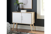 Orinfield Natural/White Accent Cabinet - A4000396 - Vega Furniture