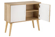 Orinfield Natural/White Accent Cabinet - A4000396 - Vega Furniture
