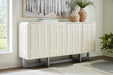 Ornawel Distressed White Accent Cabinet - A4000569 - Vega Furniture