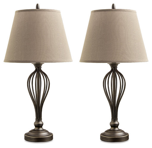 Ornawell Antique Bronze Finish Table Lamp (Set of 2) - L204544 - Vega Furniture