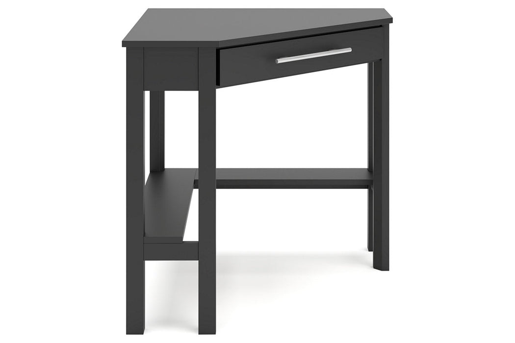 Otaska Black Home Office Corner Desk - H206-22 - Vega Furniture