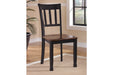 Owingsville Black/Brown Dining Chair, Set of 2 - D580-02 - Vega Furniture