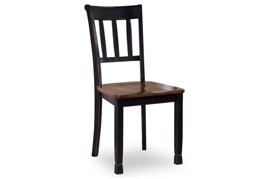 Owingsville Black/Brown Dining Chair, Set of 2 - D580-02 - Vega Furniture