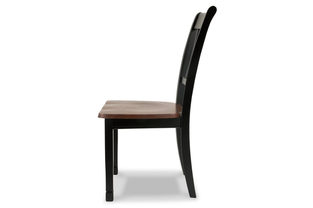 Owingsville Black/Brown Dining Chair, Set of 2 - D580-02 - Vega Furniture