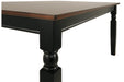 Owingsville Black/Brown Dining Table - D580-25 - Vega Furniture