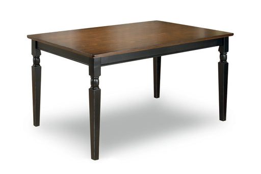 Owingsville Black/Brown Dining Table - D580-25 - Vega Furniture