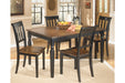 Owingsville Black/Brown Dining Table - D580-25 - Vega Furniture