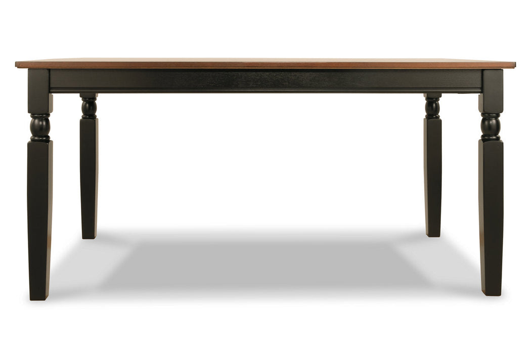 Owingsville Black/Brown Dining Table - D580-25 - Vega Furniture