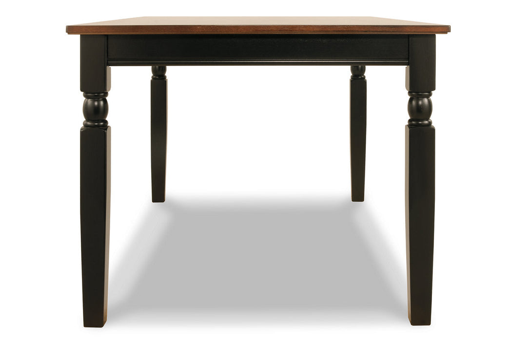 Owingsville Black/Brown Dining Table - D580-25 - Vega Furniture