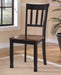 Owingsville Black/Brown Rectangular Dining Set - SET | D580-25 | D580-02(2) - Vega Furniture