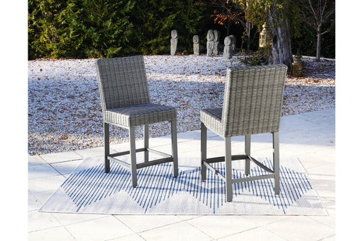 Palazzo Gray Outdoor Barstool, Set of 2 - P520-130 - Vega Furniture