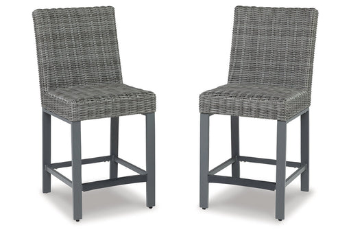 Palazzo Gray Outdoor Barstool, Set of 2 - P520-130 - Vega Furniture