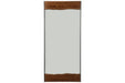 Panchali Brown/Black Floor Mirror - A8010197 - Vega Furniture