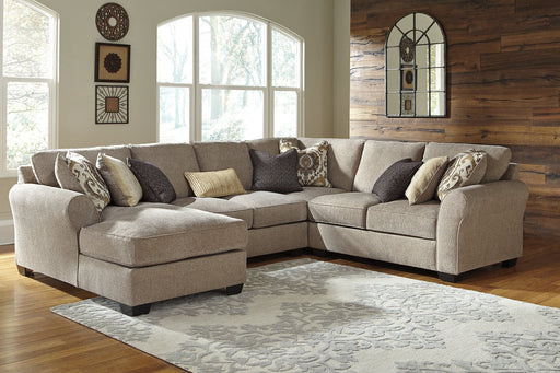 Pantomine Driftwood 4-Piece LAF Sectional - SET | 3912216 | 3912234 | 3912277 | 3912256 | 3912208 - Vega Furniture