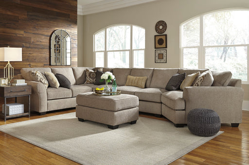 Pantomine Driftwood 4-Piece Large RAF Cuddler Sectional - SET | 3912275 | 3912299 | 3912277 | 3912255 - Vega Furniture