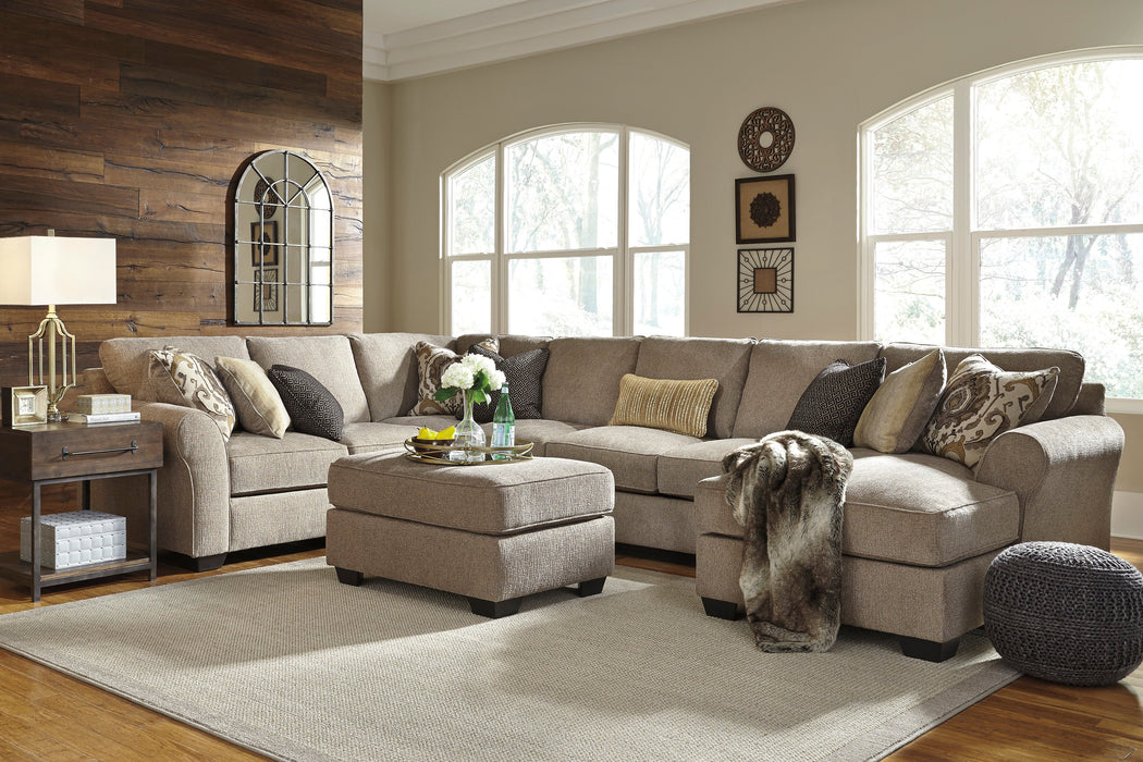 Pantomine Driftwood 4-Piece Large RAF Sectional - SET | 3912217 | 3912299 | 3912277 | 3912255 - Vega Furniture