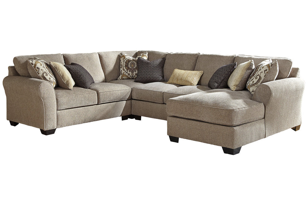 Pantomine Driftwood 4-Piece RAF Sectional - SET | 3912217 | 3912234 | 3912277 | 3912255 - Vega Furniture