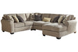 Pantomine Driftwood 4-Piece RAF Sectional - SET | 3912217 | 3912234 | 3912277 | 3912255 - Vega Furniture