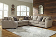 Pantomine Driftwood 5-Piece LAF Cuddler Sectional - SET | 3912276 | 3912234 | 3912277 | 3912256 | 3912246 - Vega Furniture