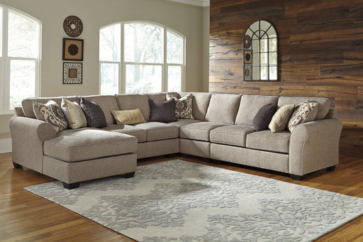 Pantomine Driftwood 5-Piece LAF Sectional - SET | 3912216 | 3912234 | 3912277 | 3912256 | 3912246 - Vega Furniture