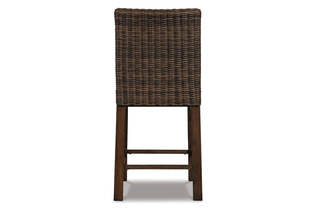 Paradise Trail Medium Brown Barstool, Set of 2 - P750-130 - Vega Furniture