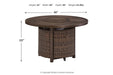 Paradise Trail Medium Brown Fire Pit Table - P750-776 - Vega Furniture