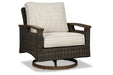 Paradise Trail Medium Brown Swivel Lounge Chair, Set of 2 - P750-821 - Vega Furniture