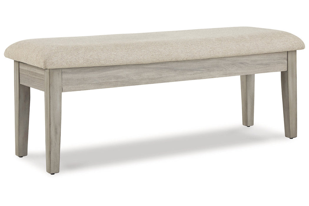 Parellen Beige/Gray 48" Bench - D291-00 - Vega Furniture