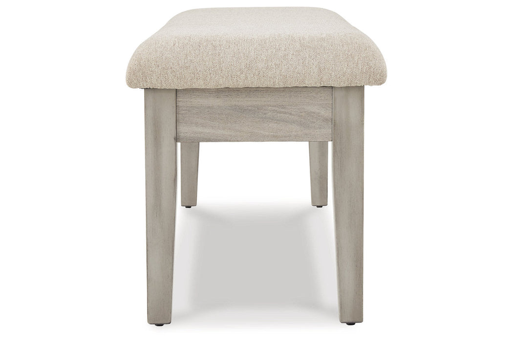 Parellen Beige/Gray 48" Bench - D291-00 - Vega Furniture