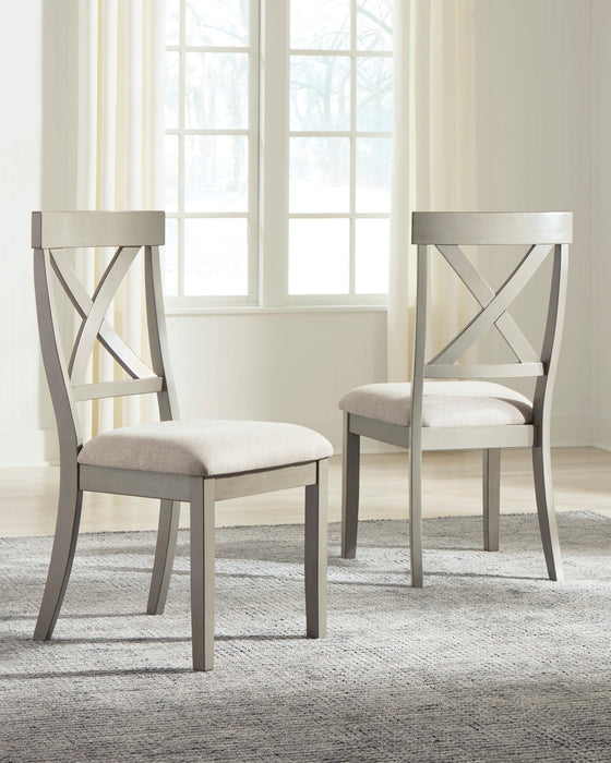 Parellen Beige/Gray Rectangular Dining Set - SET | D291-25 | D291-01(2) - Vega Furniture