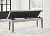 Parellen Beige/Gray Rectangular Storage Dining Set - SET | D291-26 | D291-01(3) - Vega Furniture