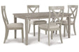 Parellen Gray Dining Table - D291-25 - Vega Furniture