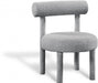 Parlor Grey Boucle Fabric Accent Chair - 574Grey - Vega Furniture