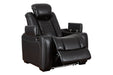 Party Time Midnight Power Recliner - 3700313 - Vega Furniture