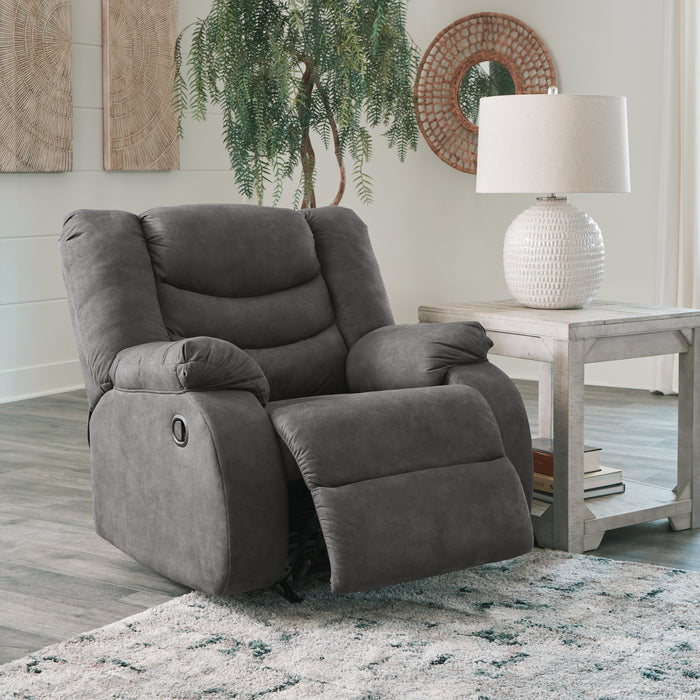 Partymate Slate Recliner - 3690325 - Vega Furniture